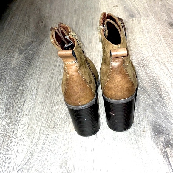 Chunky Platform Combat boots green - Picture 7 of 9